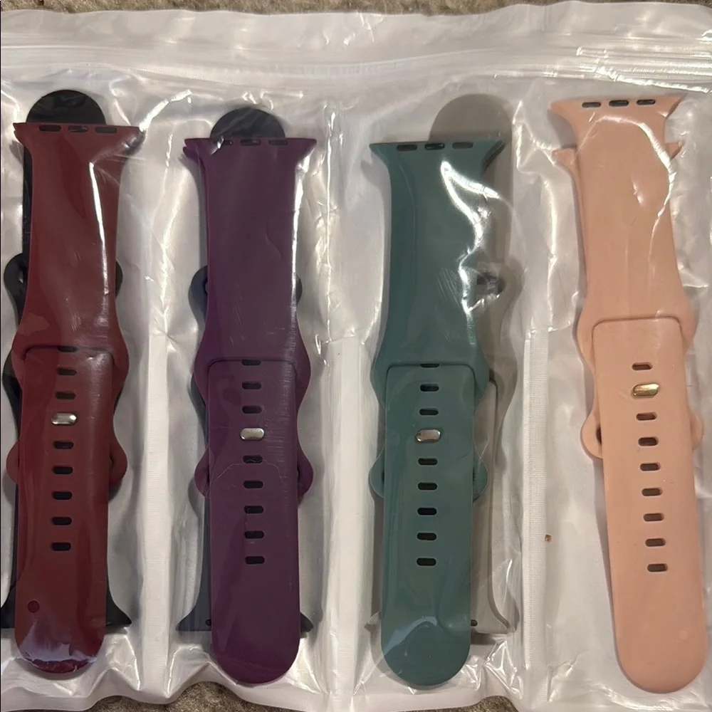 Watch bands- Smartwatch Silicone Band Set - Multicolor